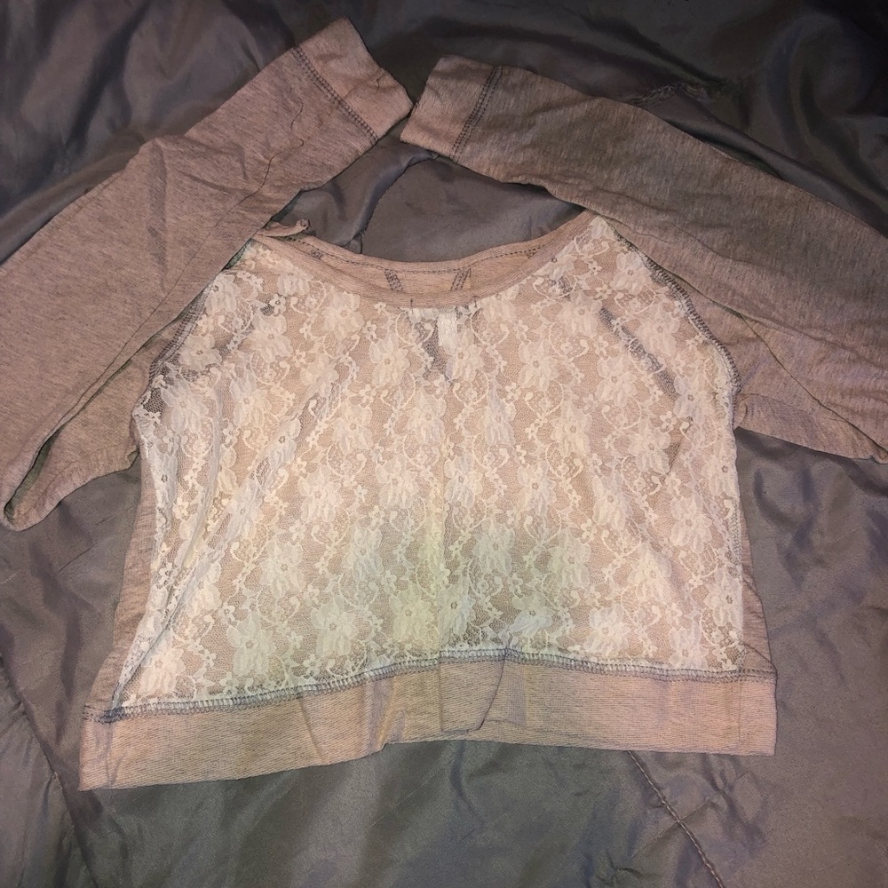 💎Long Sleeve Crop Top